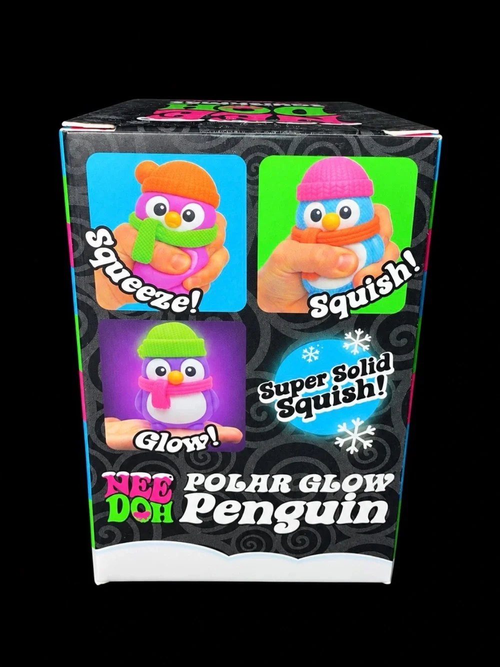 🐧💖 *BRAND NEW* NeeDoh Polar Glow Penguin — Pink
